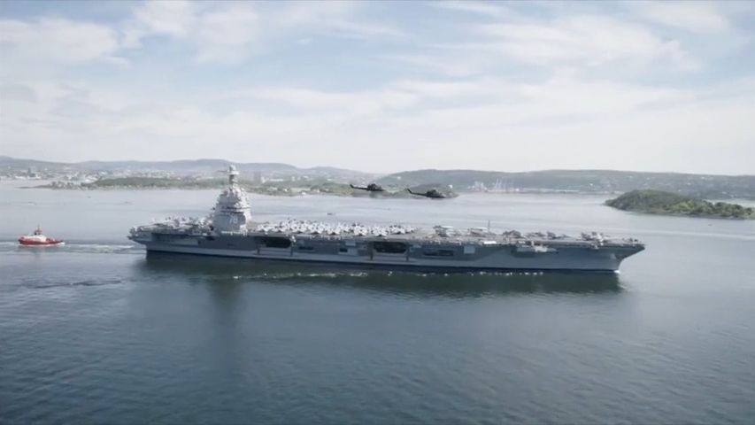 Video: Největší letadlová loď světa v Oslu, Rusko mluví o demonstraci síly
